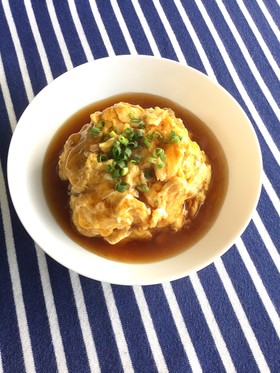 シーチキンで、とろ～り和風あんかけご飯。