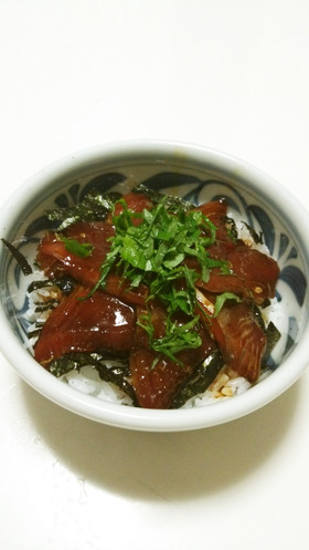 簡単！カツオの漬け丼