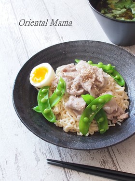 サッポロ1番♪ヘルシーなトロミ醤油つけ麺