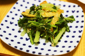 モリモリ食べられる！水菜の酢味噌和え