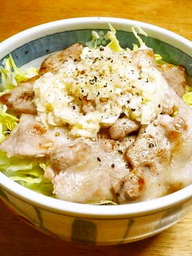 下宿生応援レシピ！豚バラねぎ塩丼☆