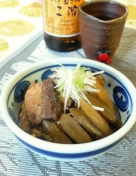 酒好き主人のおつまみ②ぶりのあら煮