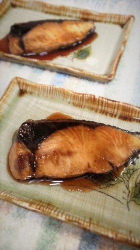 ぱぱっと！ブリの照り焼き