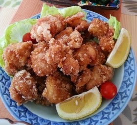 しょうが醤油のジューシー鶏の唐揚げ