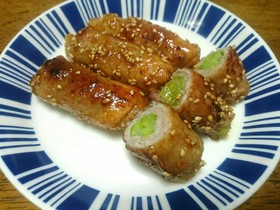 キャベツの豚肉巻き