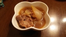 小鉢に一品！牛肉と新玉ねぎの煮物