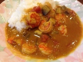 おうちで本格♪＊海老カレー＊