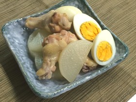 液体塩こうじで手羽元と大根の煮物☆