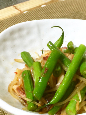 大人の総菜◎ピリ辛おつまみタコインゲン