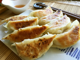 カラダおかず✿酢生姜入りあっさり鶏挽餃子