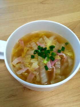 安い早い簡単！白菜を食べるスープ☆