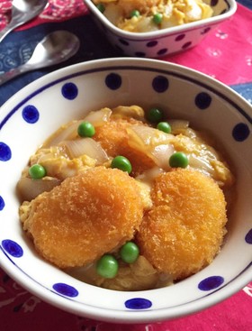 コーンクリームコロッケふわッとろッ丼