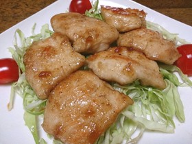 鶏むね肉のしょうが焼き