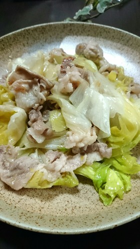 10分で簡単おかず★豚肉とレタスの塩炒め