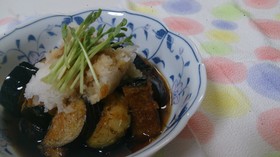 茄子大量消費☆揚げ茄子のおろしポン酢☆