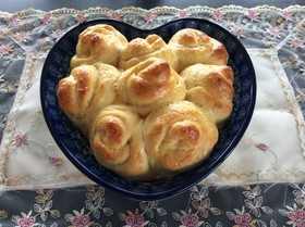 ⭐️オレンジ風味のちぎりローズパン