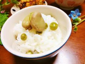 簡単☆そら豆とエンドウ豆の炊飯器ご飯