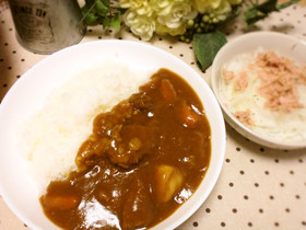 ぱぱっと！牛筋カレー