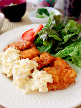 鶏むね肉でジューシーチキン南蛮☆