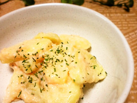 ぱぱっと！ポテトのたらこマヨ