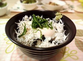 超簡単　シラスの江ノ島丼