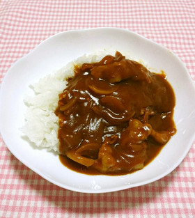 豚バラと玉ねぎのトマトカレー