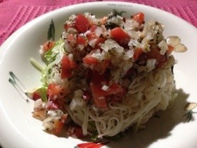 ★さっぱりトマトそうめん★