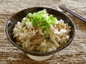 牛ひき肉と舞茸の炊き込みご飯☆