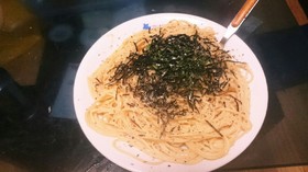 明太子のクリームパスタ