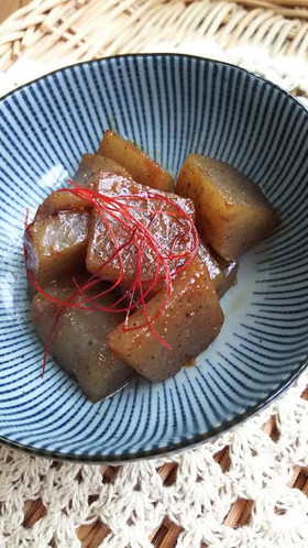 ☆こんにゃくの味噌ダレ炒め☆お弁当隙間