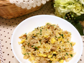 ぱぱっと！豚肉と大葉のチャーハン