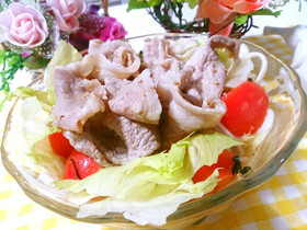 豚しゃぶで♪♪　さっぱり胡麻ダレ素麺！！