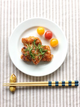 作り置きにも、鶏ささみの胡麻味噌焼き。