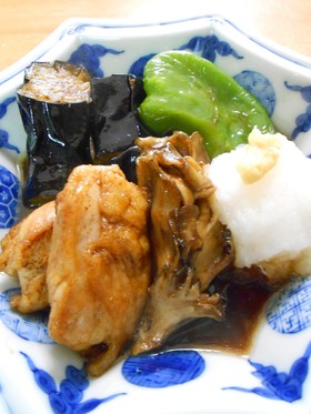 ✿鶏肉と茄子の揚げ煮✿