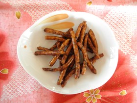 もっとさくさく！そば粉黒糖胡麻かりんとう