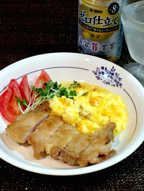 糖質オフ！おからパウダーで揚げ焼きチキン