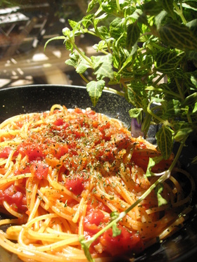 レンジでパスタ☆全部入れてチン！