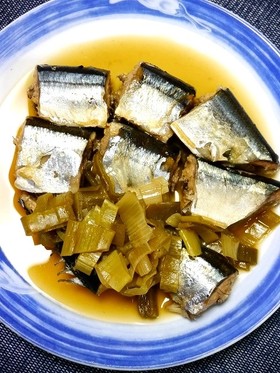 簡単！骨ごと秋刀魚の煮付け