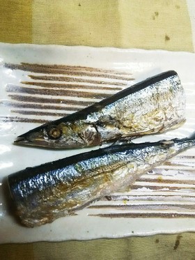 簡単！フライパンDE秋刀魚の塩焼き♪