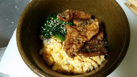 サンマのから揚げ丼ぶり