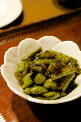 鰹節とピーマンの甘辛煮