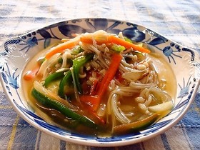 さわらの塩野菜あんかけ