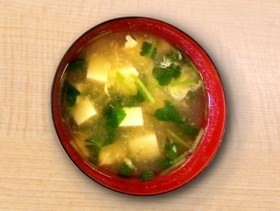 豆腐のかき玉汁			