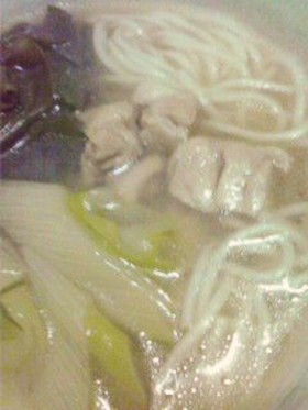 鶏ネギにゅうめん