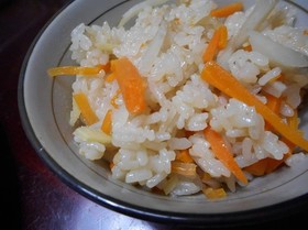 秋の炊き込みご飯