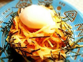 温玉いか明太子パスタ