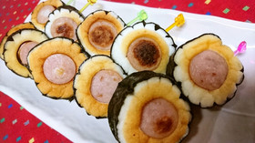 お弁当にも【ウインナーのはんぺん磯部巻】