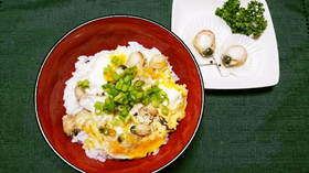 ベビーホタテ丼。