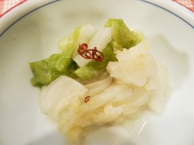 簡単食べきり　白菜漬け