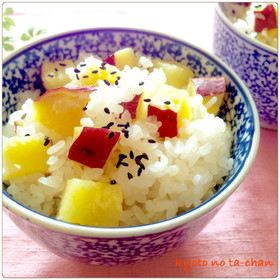 ✿秋 炊飯器で簡単さつまいもご飯✿